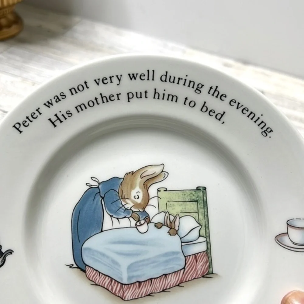 Wedgwood Beatrix Potter Peter Rabbit 7” Plate Number 48 in Original Box